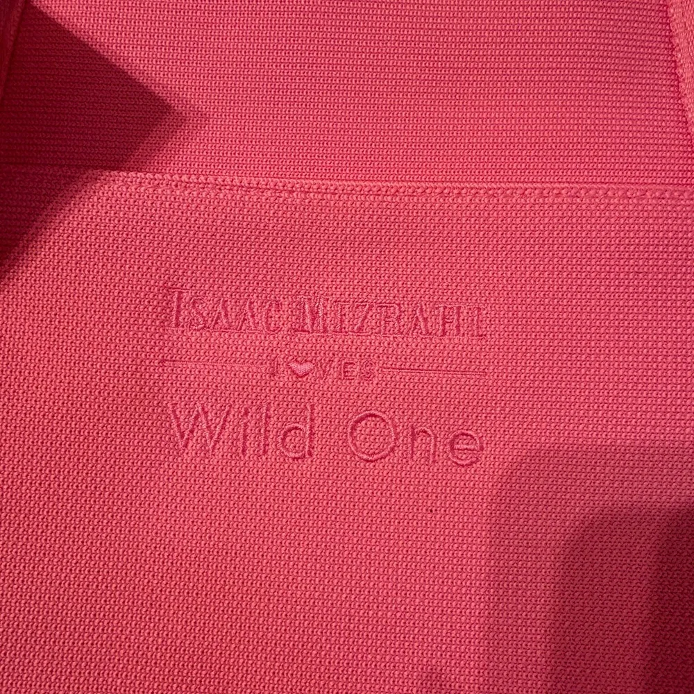 Wild One Every Day Pet Carrier Isaac Mizrahi Pink Canvas Orange Trim up to 25lb